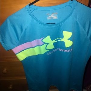 Under Armour Girls Loose Fitted T-Shirt
